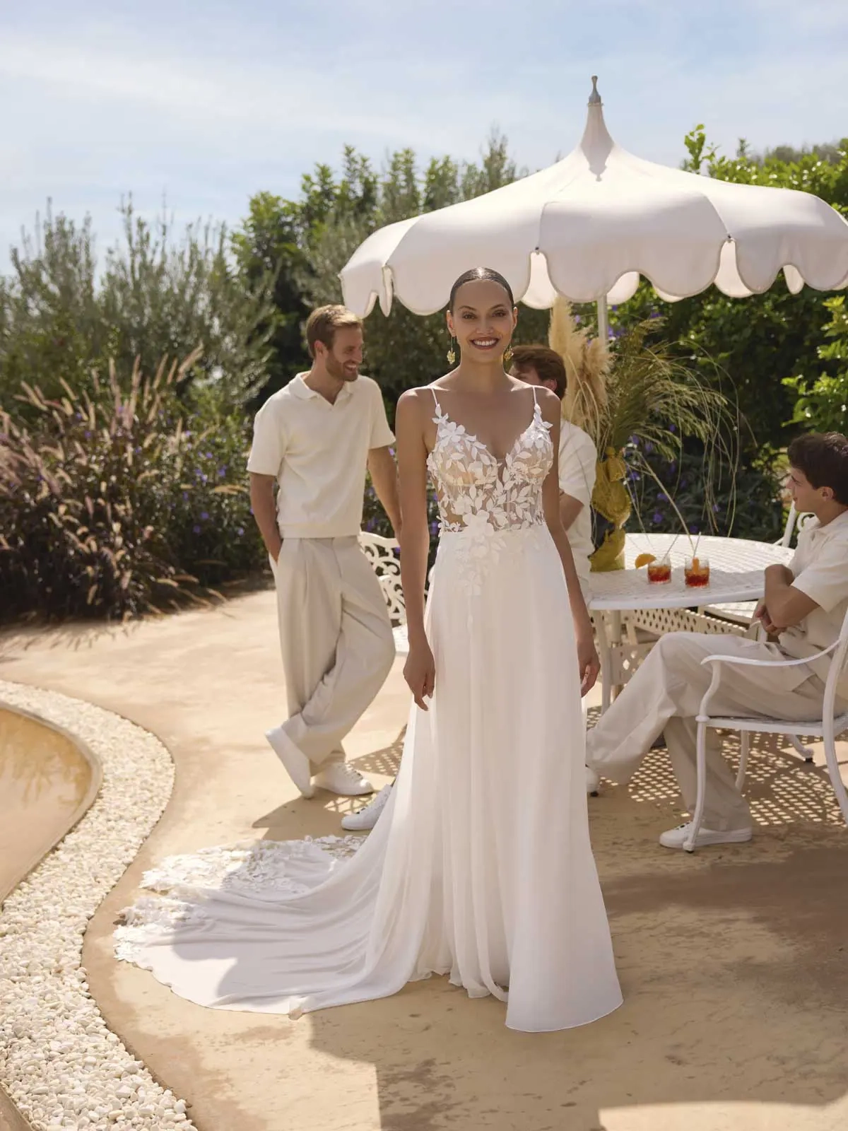 Brautkleid von Modeca Modell Gill bei Dolce Vita Brautmoden Hügelheim
